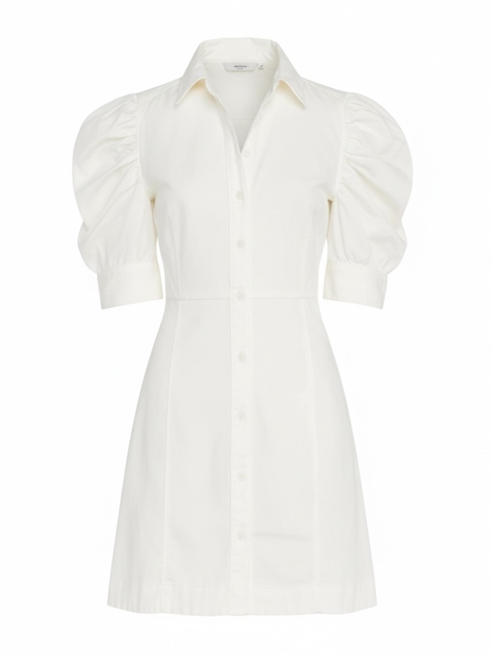 Frame Denim Off-White Label Detail Top - L